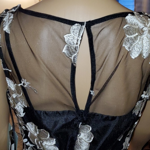 NWT Size 6 Studio New York Black & Ivy Lace Dress - Picture 5 of 9